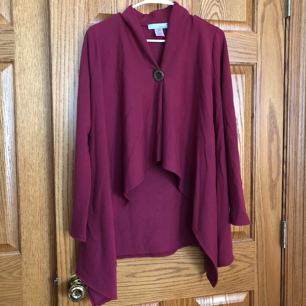 Burgundy Cardigan